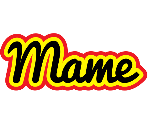 Mame flaming logo