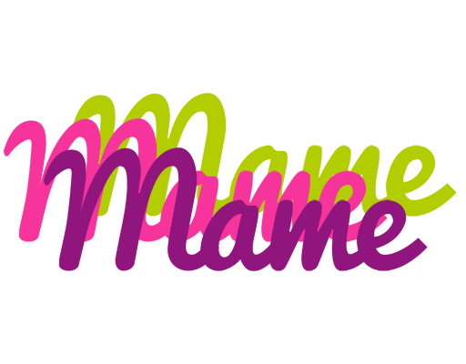 Mame flowers logo