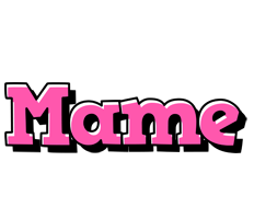 Mame girlish logo