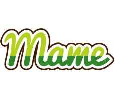 Mame golfing logo