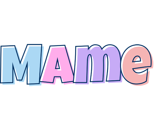 Mame pastel logo