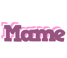 Mame relaxing logo