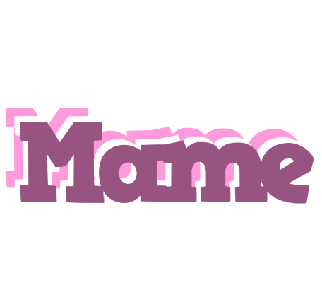 Mame relaxing logo