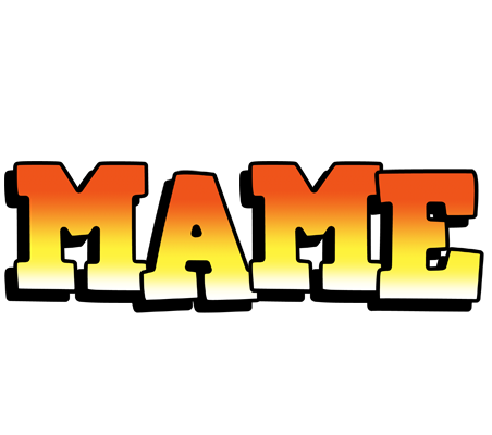 Mame sunset logo