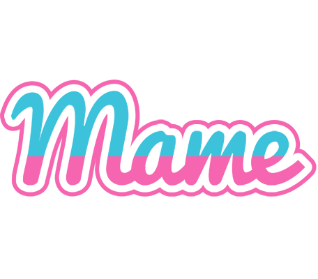 Mame woman logo