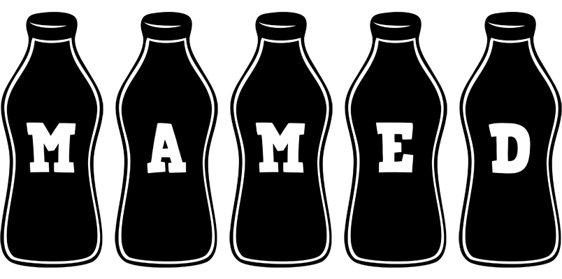 Mamed bottle logo