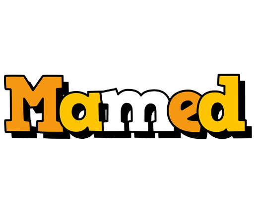 Mamed cartoon logo