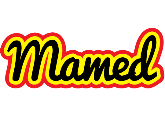 Mamed flaming logo