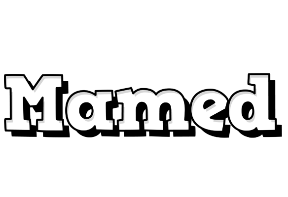 Mamed snowing logo