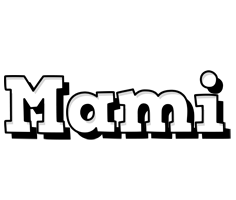 Mami snowing logo