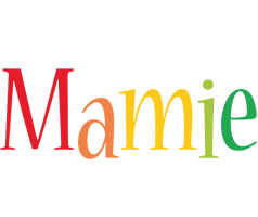 Mamie birthday logo