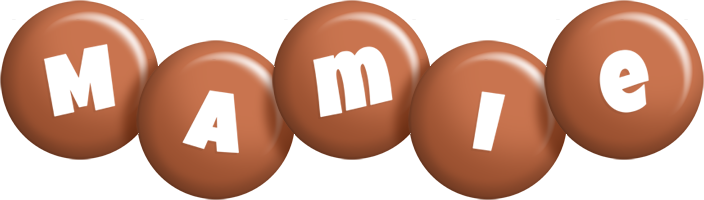 Mamie candy-brown logo