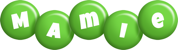 Mamie candy-green logo