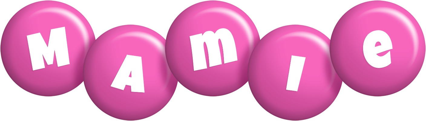 Mamie candy-pink logo