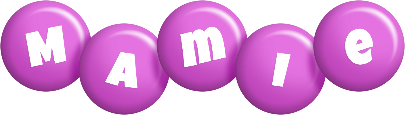 Mamie candy-purple logo