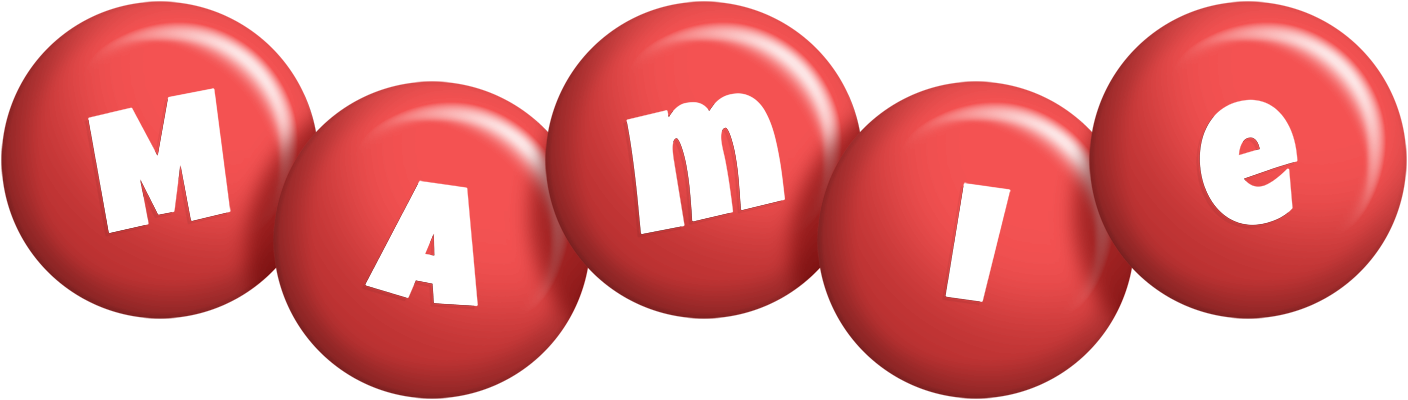 Mamie candy-red logo