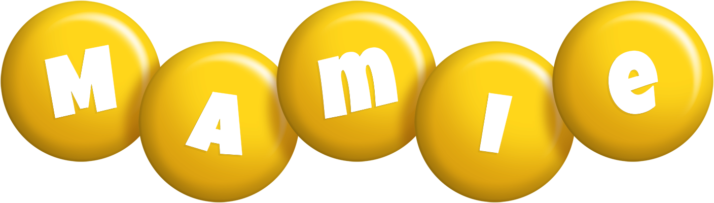 Mamie candy-yellow logo