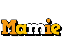 Mamie cartoon logo