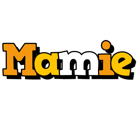 Mamie cartoon logo
