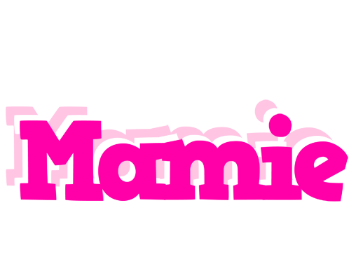 Mamie dancing logo