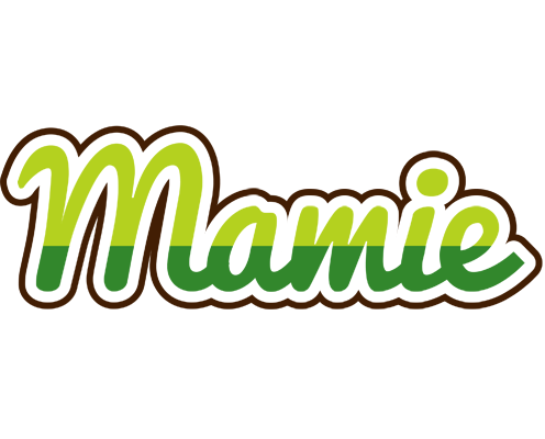 Mamie golfing logo