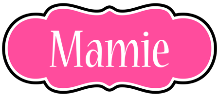 Mamie invitation logo