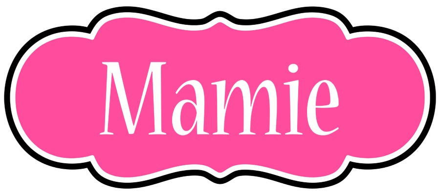Mamie invitation logo