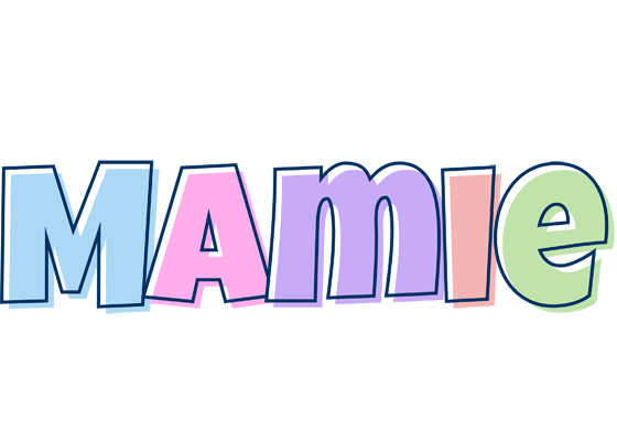 Mamie pastel logo