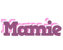 Mamie relaxing logo