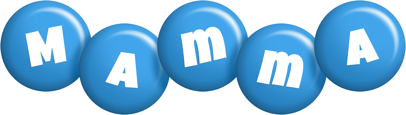 Mamma candy-blue logo