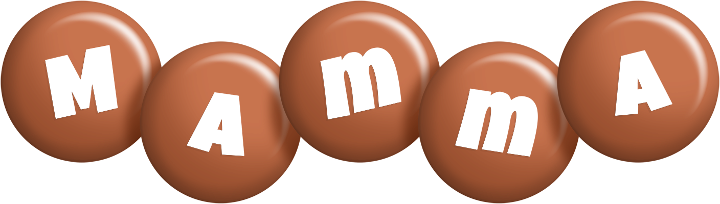 Mamma candy-brown logo