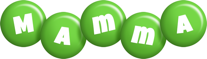 Mamma candy-green logo