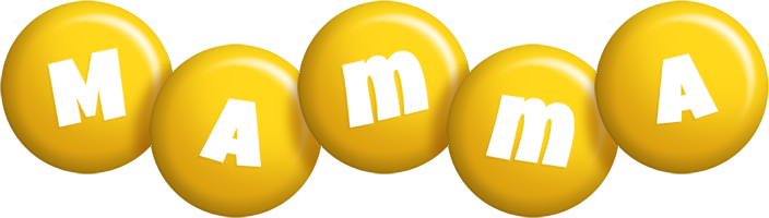 Mamma candy-yellow logo