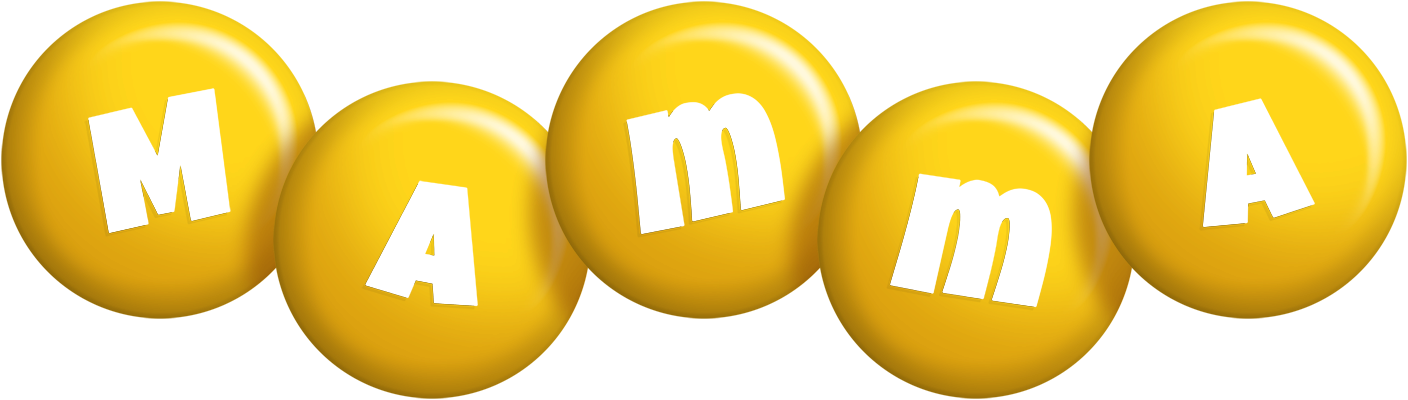 Mamma candy-yellow logo