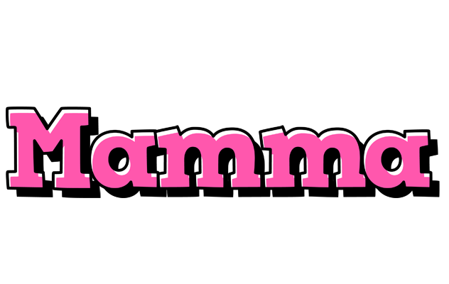 Mamma girlish logo