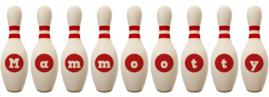 Mammootty bowling-pin logo