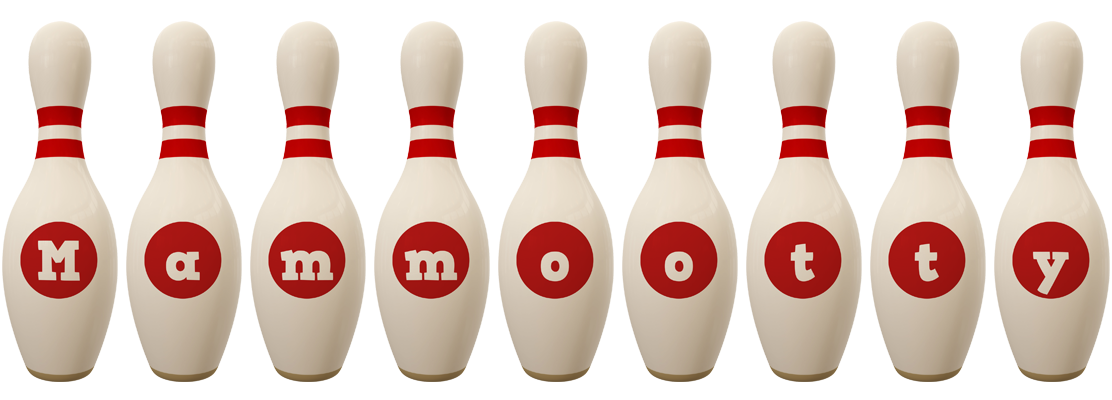 Mammootty bowling-pin logo