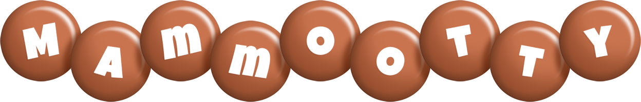 Mammootty candy-brown logo