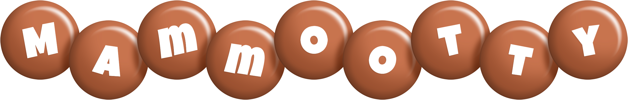 Mammootty candy-brown logo