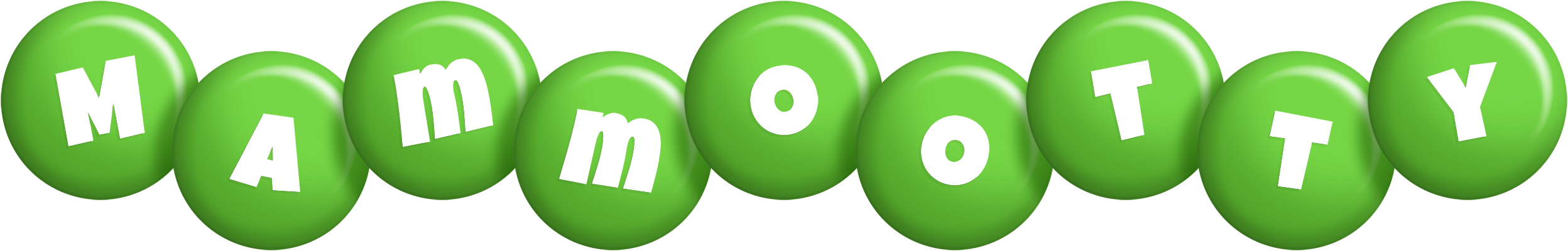 Mammootty candy-green logo