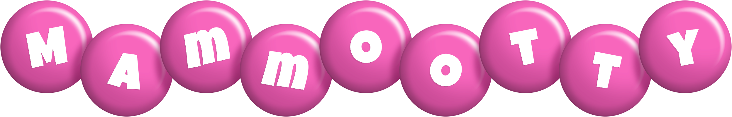 Mammootty candy-pink logo