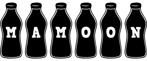 Mamoon bottle logo