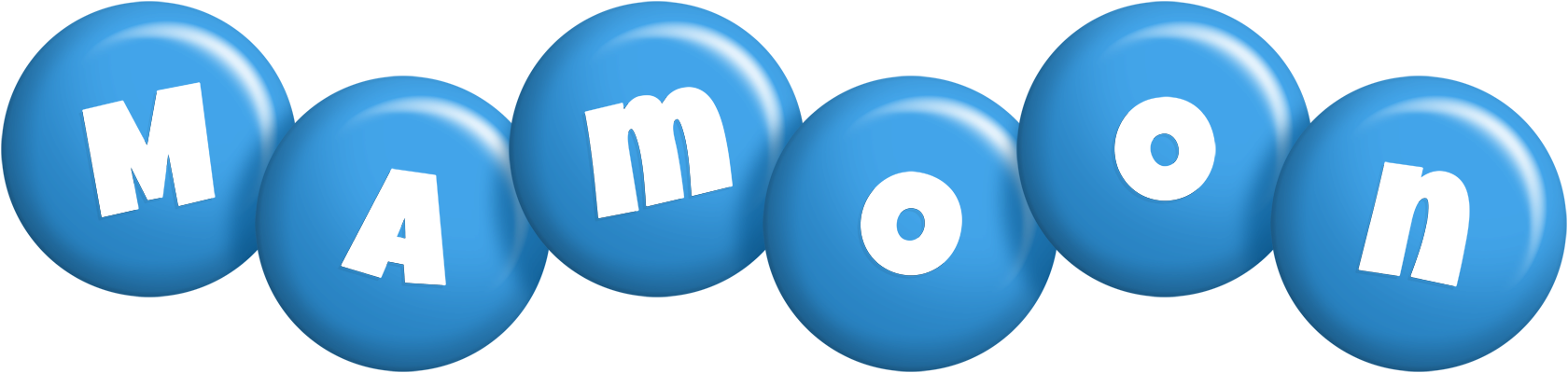 Mamoon candy-blue logo