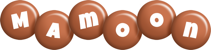 Mamoon candy-brown logo