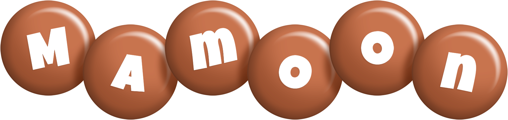 Mamoon candy-brown logo