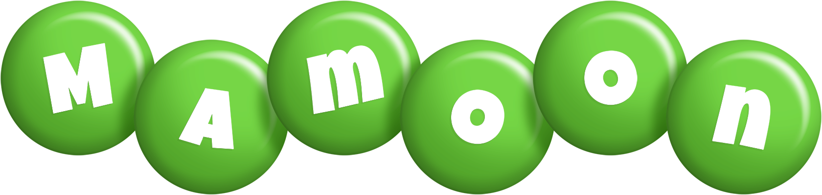Mamoon candy-green logo