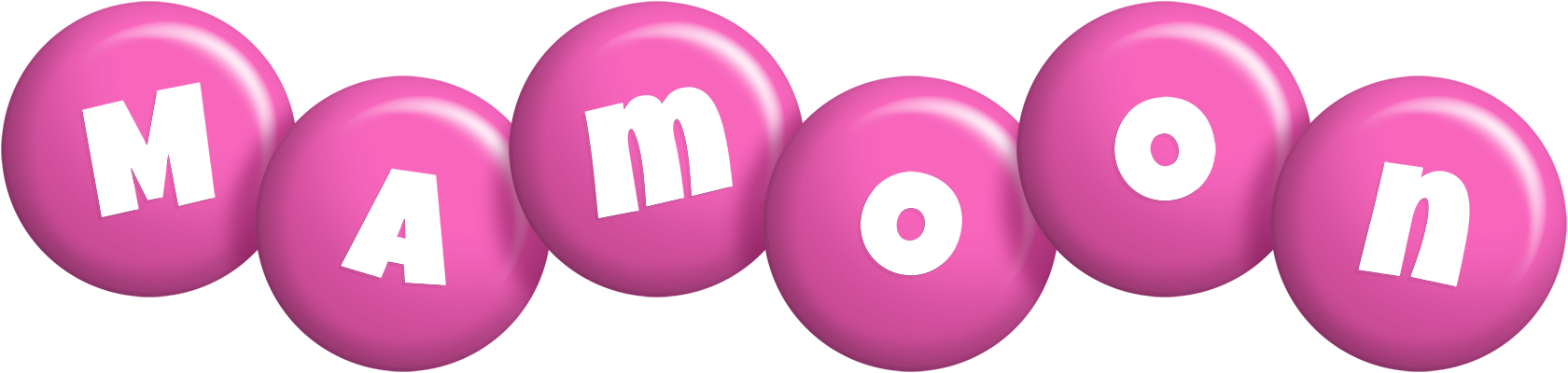 Mamoon candy-pink logo