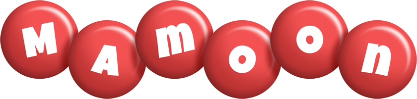 Mamoon candy-red logo