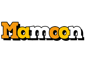 Mamoon cartoon logo