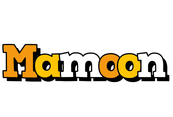 Mamoon cartoon logo